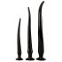 You2Toys - extra langes Analdildo Set (3-teilig) - schwarz 