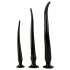 You2Toys - extra langes Analdildo Set (3-teilig) - schwarz 