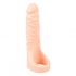 Realistixxx Double F - naturgetreuer Dildo mit Penisring (natur) 