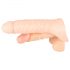 Realistixxx Double F - naturgetreuer Dildo mit Penisring (natur) 