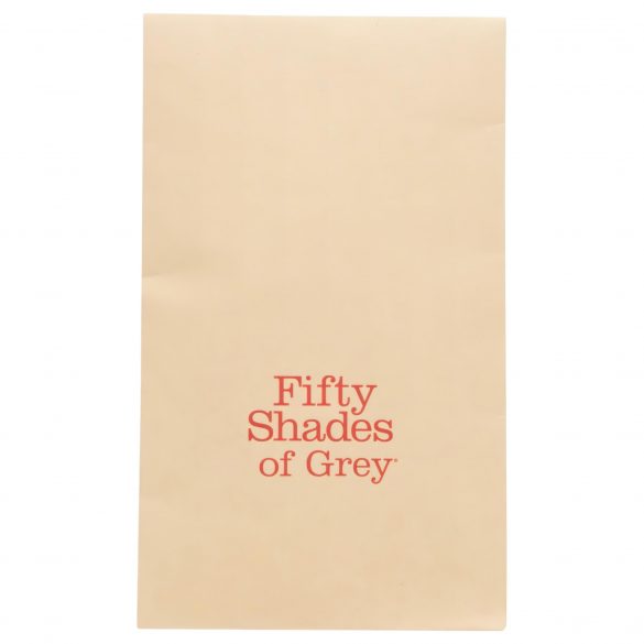 Fifty Shades of Grey - Brustklemmen mit Halsband (schwarz-rot) 