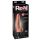 Real Feel Deluxe No.6 - Hoden, realistischer Vibrator (natur) 