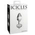 Icicles No. 44 - konischer, Glas-Anal-Dildo (transparent)