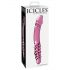 Icicles No. 57 - doppelseitiger Glasdildo mit Penisform (pink)