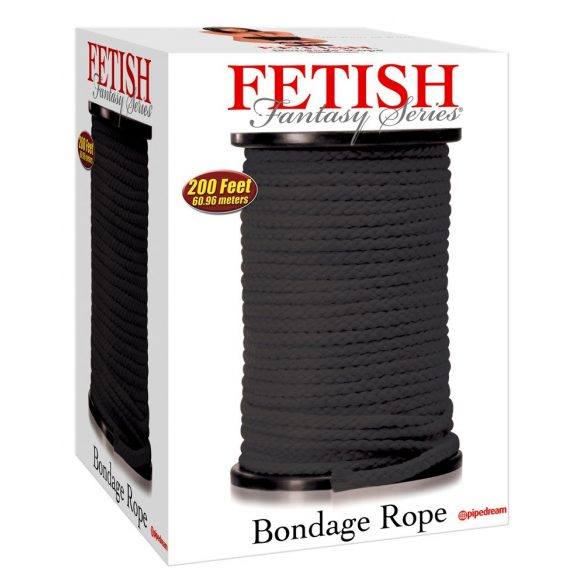 Fetisch Bondage-Seil - 60m (Schwarz) 