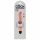 King Cock 7 Stiffy – wasserfester, naturgetreuer Vibrator (18 cm) - naturfarben