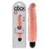 King Cock 7 Wassertight Vibrator - 18cm Natur