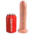 King Cock 7 - naturgetreuer Dildo (18 cm) - naturfarben