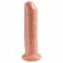 King Cock 7 - naturgetreuer Dildo (18 cm) - naturfarben