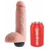 King Cock 8" - Lebensechter Spritzdildo (20cm) - Natur