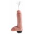 King Cock 8 Realistischer Spritzdildo (20cm) - Natur