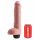 King Cock 11 - realistischer spritzender Dildo (28 cm) - Naturfarbe 