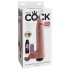 King Cock 11 - realistischer spritzender Dildo (28 cm) - Naturfarbe 