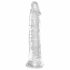 King Cock Clear 8 - haftender, großer Dildo (20 cm)