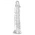 King Cock Clear 8 - haftender, großer Dildo (20 cm)