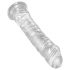 King Cock Clear 8 - haftender, großer Dildo (20 cm)