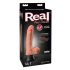 Real Feel Deluxe No.1 - lebensnaher Vibrator mit Hoden (natur)