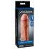 X-TENSION Perfect 1 - realistische Penismanschette (17,7cm) - natur