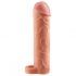 X-TENSION Perfect 1 - Penis-Mantel mit Hodenring (17,7 cm) - natur