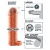 X-TENSION Perfect 1 - Penis-Mantel mit Hodenring (17,7 cm) - natur