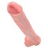 King Cock 15 - Haftfuß-Dildo mit Hoden (38 cm) - natur