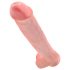 King Cock 15 - Haftfuß-Dildo mit Hoden (38 cm) - natur