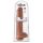 King Cock 15 - Saugnapf, Hoden, riesiger Dildo (38cm) - Dunkles Natur 