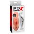 PDX Doppel Stroker - 2in1 realistischer Masturbator (natur) 