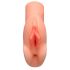 PDX Doppel Stroker - 2in1 realistischer Masturbator (natur) 