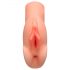 PDX Doppel-Stroker - 2in1 realistische Masturbator (natur)