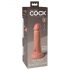 King Cock Elite 6 - Realistischer Dildo mit Saugfuß (15cm) - Natur