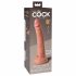 King Cock Elite 7- Saugfuß, realistischer Dildo (18cm) - natürlich 