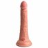 King Cock Elite 7- Saugfuß, realistischer Dildo (18cm) - natürlich 