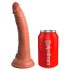 King Cock Elite 7 - saugnapfiges, realistisches Dildo (18cm) - dunkle Natürlichkeit 