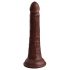 King Cock Elite 7- Saugnapffuß, realistischer Dildo (18cm) - Braun 