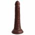 King Cock Elite 7- Saugnapffuß, realistischer Dildo (18cm) - Braun 