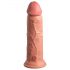 King Cock Elite 8 - Saugnapffuß, realistischer Dildo (20cm) - Naturfarbe 