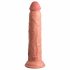 King Cock Elite 9 - Saugnapf, realistischer Dildo (23cm) - Naturfarbe 