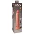 King Cock Elite 9 - Saugnapfbasis, radio kontrollierte realistische Vibrator 23cm - Natur 