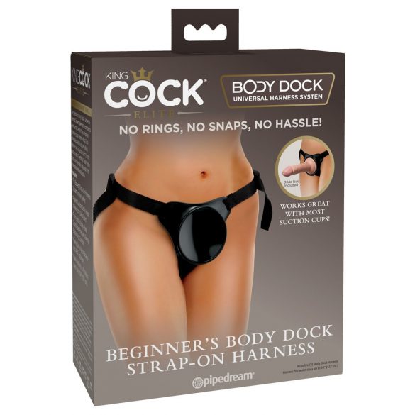 King Cock Elite Beginner's Body Dock - anlegbares Unterteil (schwarz) 