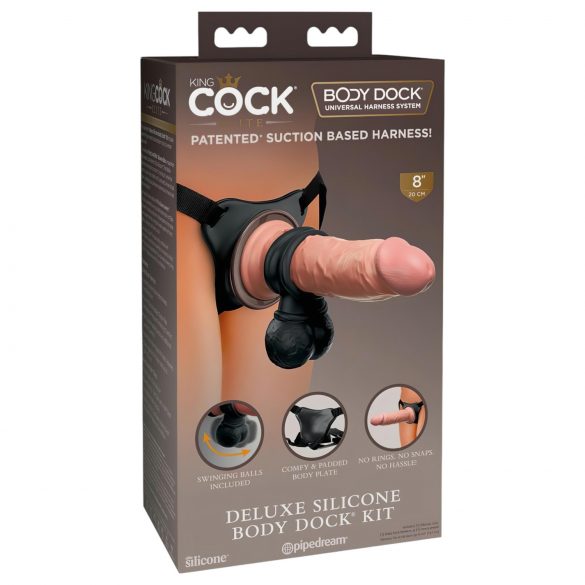 King Cock Elite Deluxe - Strap-On Dildo-Set