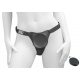 Body Dock G-Punkt Pro - akkubetriebener, funkgesteuerter Strap-on-Bodysuit (schwarz) 