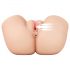 PDX Elite - saugender, vibrierender 2-in-1 Masturbator (natur)