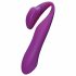 BeauMents Come2gether - wiederaufladbarer, wasserdichter Paarvibrator (lila) 