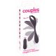 Couples Choice - akkubetriebener, drahtloser Doppel-Motor Vibrator (lila) 