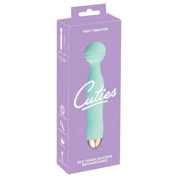 Cuties Mini Wand - Akku, wasserdichter Massage-Vibrator (Grün)