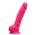 Silexd 8 - Formbarer, Saugnapffester, Hoden Vibrator - 20cm (Pink) 