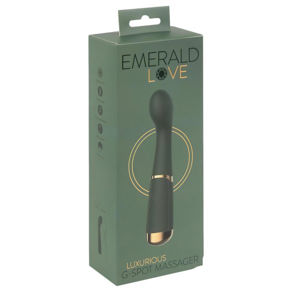 Emerald Love - Wasserfester G-Punkt-Vibrator (grün)