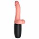 King Cock Plus 6,5 - Hoden Stoß Vibrator - Natur 