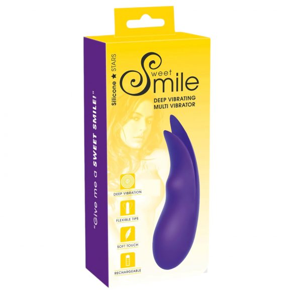 SMILE Multi - Akkubetriebener, extra starker Klitorisvibrator (Lila) 